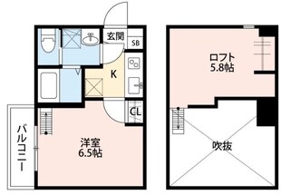 カーサグランデ大久保の物件間取画像